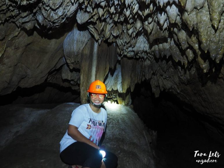 Kat in Diamond Cave in Quirino