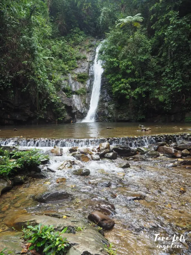 Pamuayan Falls in Port Barton, Palawan