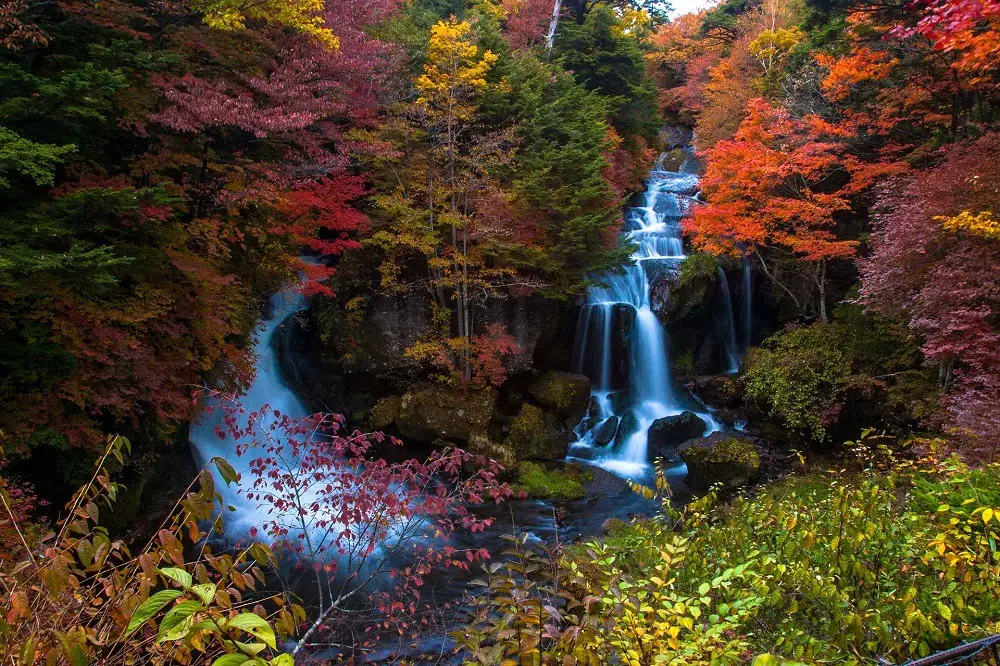 Ryuzu Waterfall in Japan