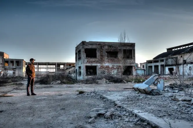 Abandoned building in Chernobyl, Ukraine