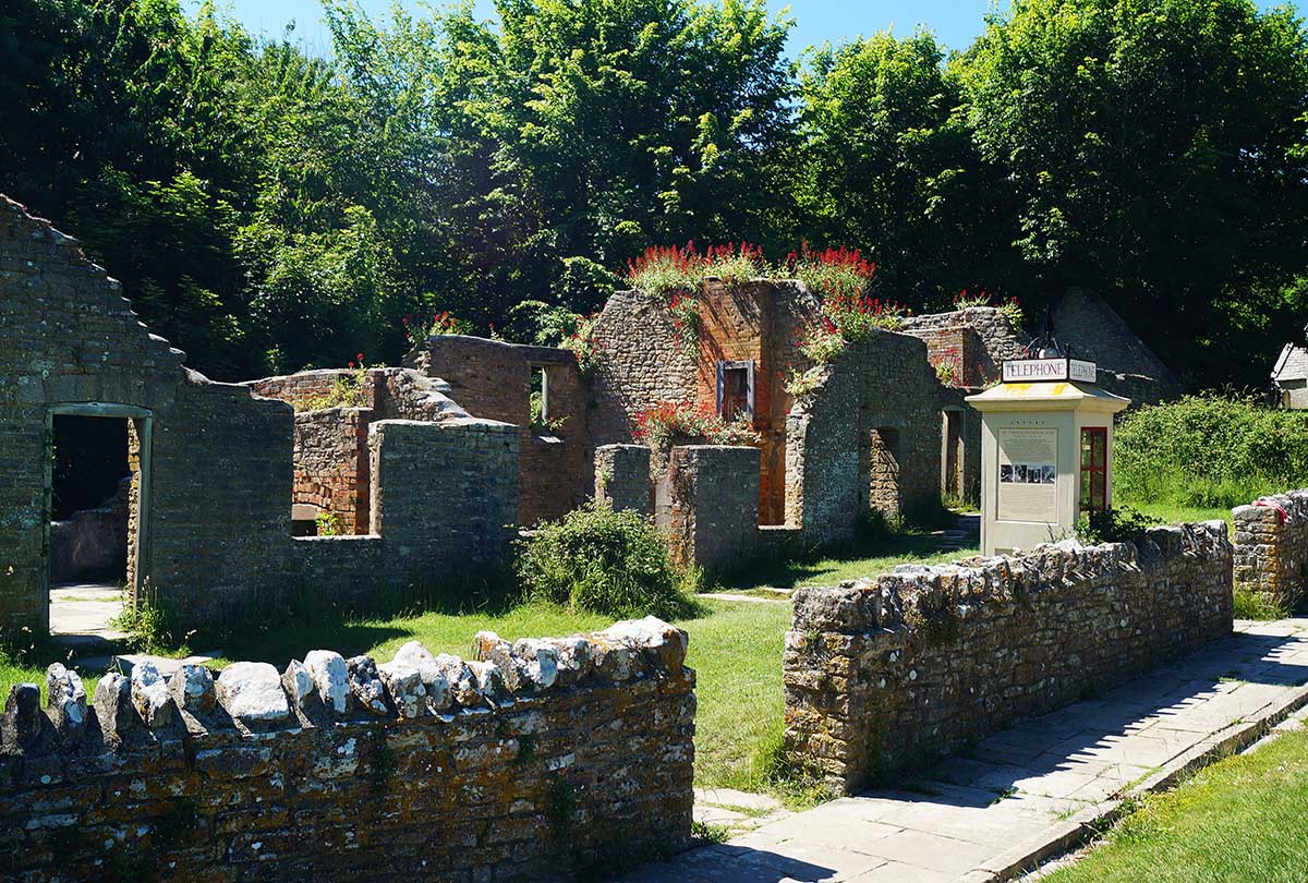 Dark tourism site - Tyneham Village, UK