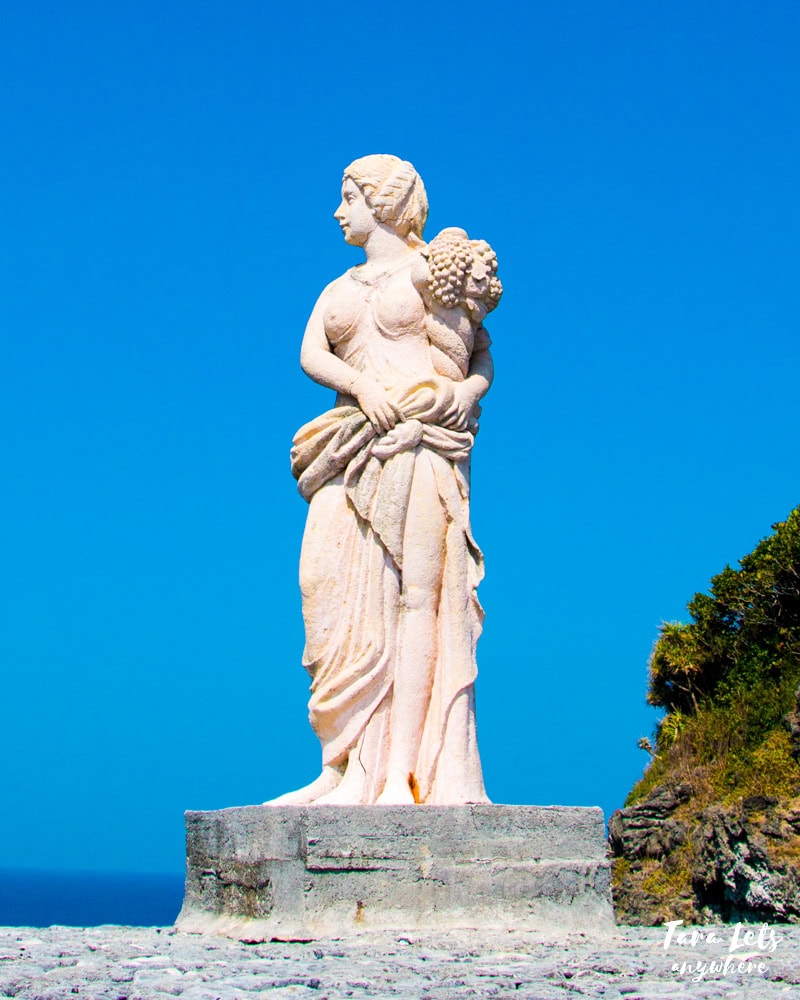 Greek Statue in Fortune Island