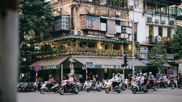 Motorbikes in Vietnam