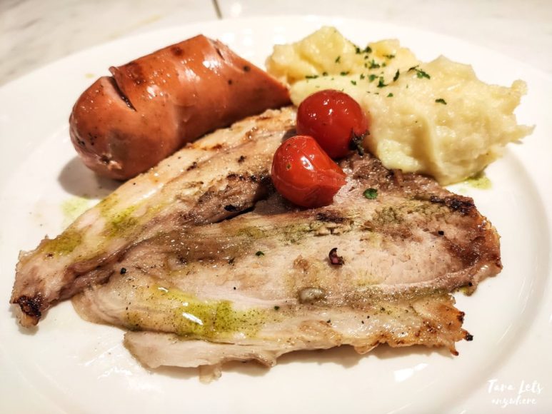 Marriott Cafe - slow-roasted leg of pork