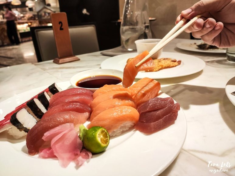 Marriott Cafe - sushi and sashimi