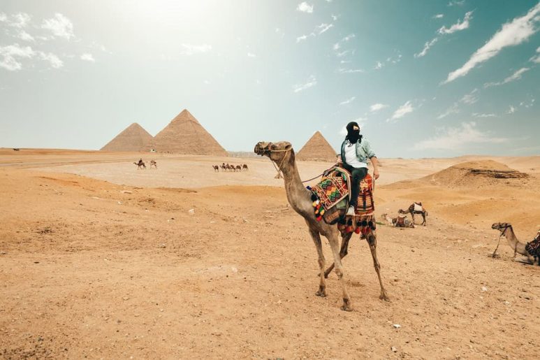 Pyramids in Cairo, Egypt