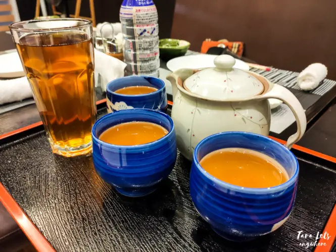 Suijin Japanese Restaurant - tea