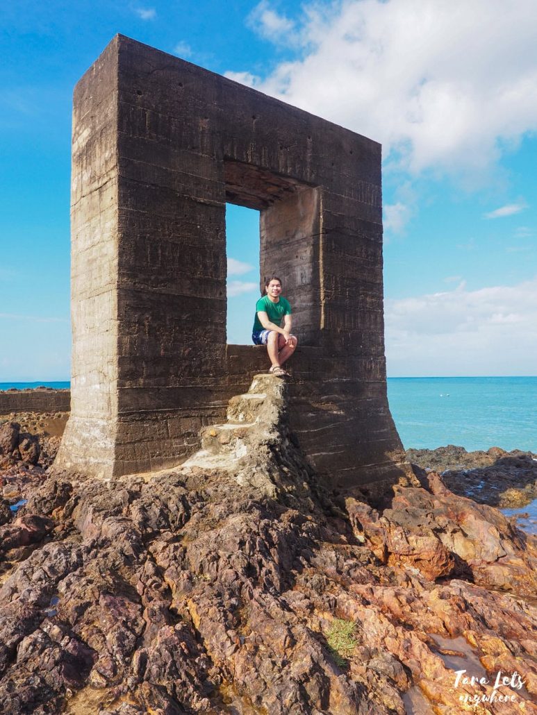 Ruins in Bato Beach in Polillo, Quezon
