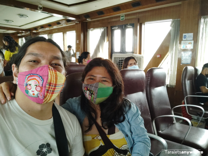 Couple shot at ferry to Puerto Galera