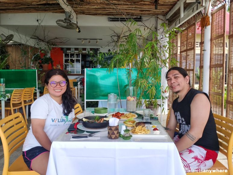 Couple shot in Resto Veranda