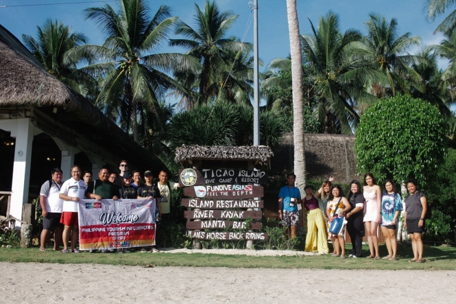 Group shot in Ticao Island Resort