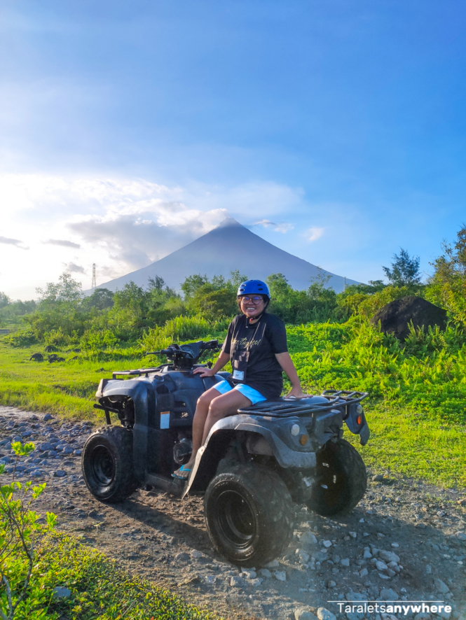 Kat in Mayon ATV ride