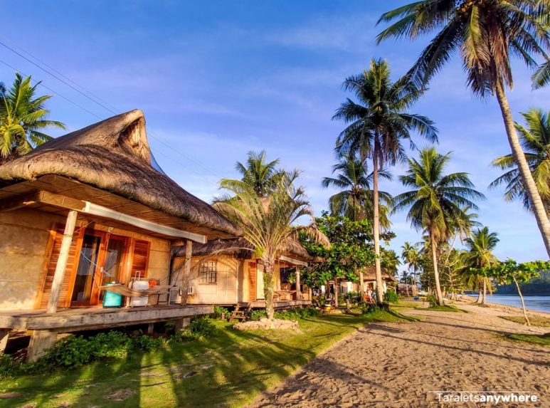 Ticao Island Resort beachfront cabanas