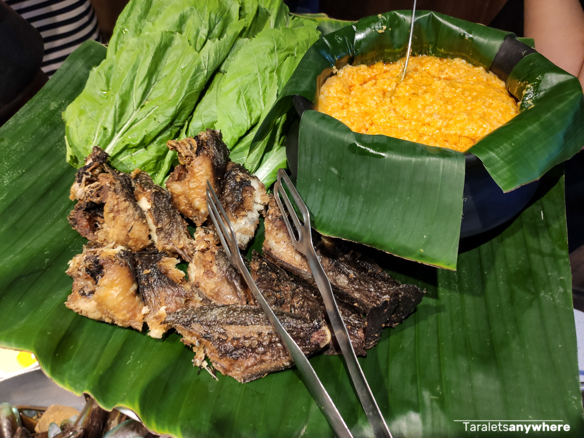 Holidayland - fried fish with buro