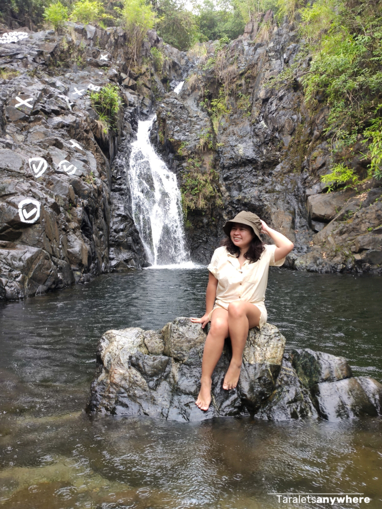 Kat in Lubong Angoloan Falls