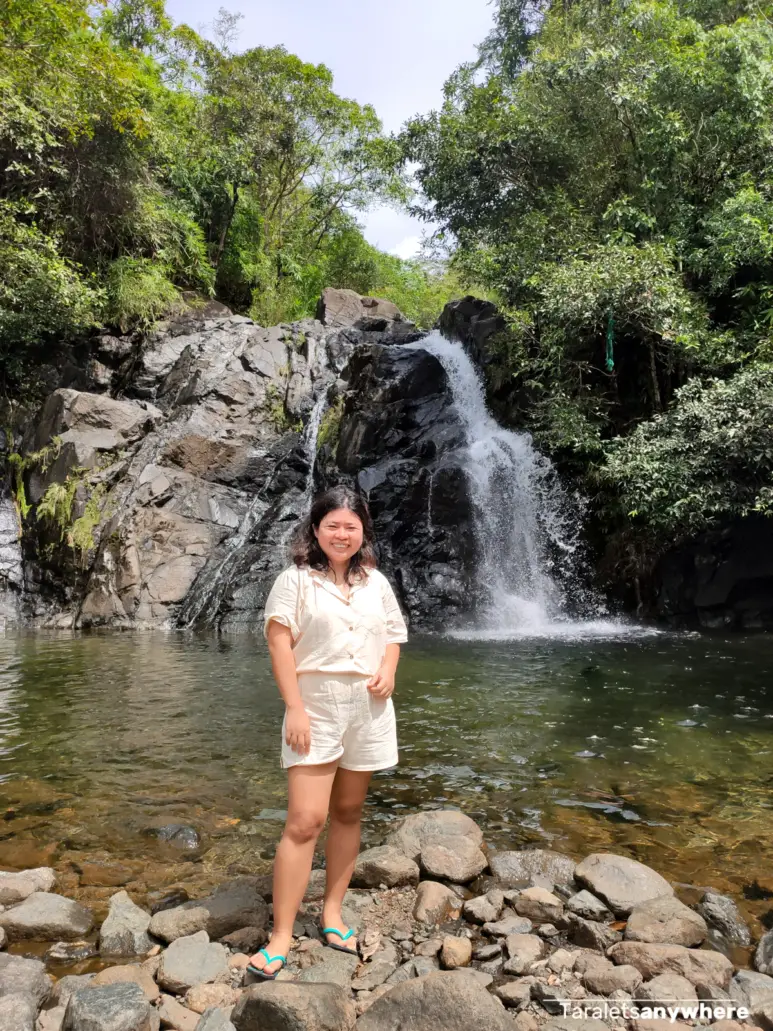 Kat in Lubong Nangoloan Falls