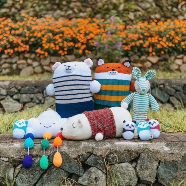 Knitted toys from Knitting Expedition