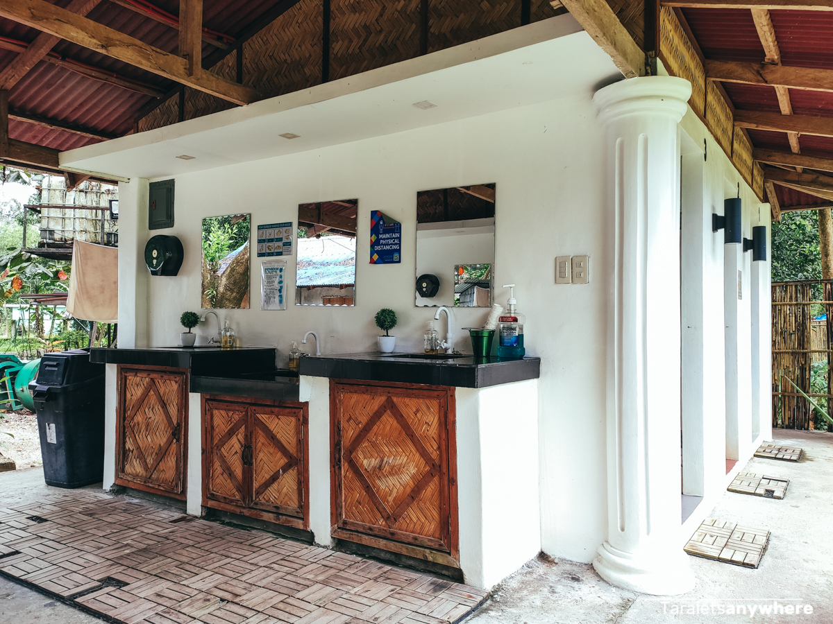 The Glamp Zambales - toilet and bath