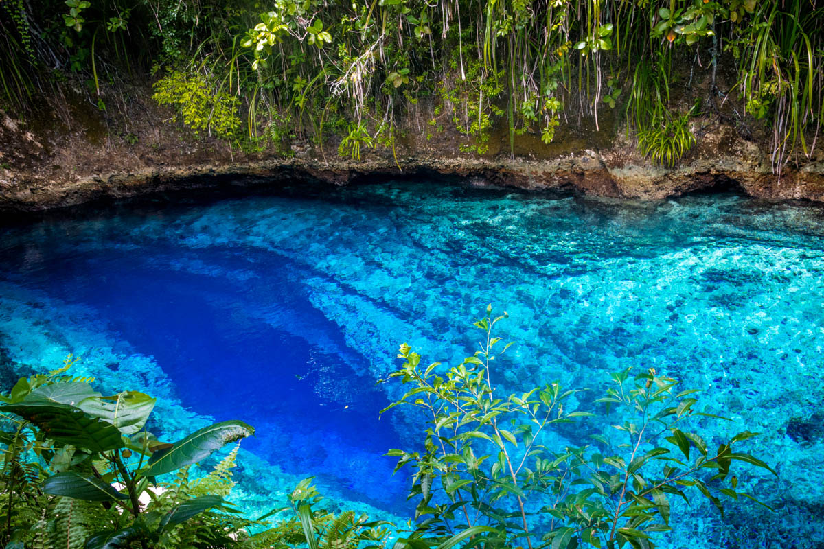Enchanted River in Hinatuan, Surigao