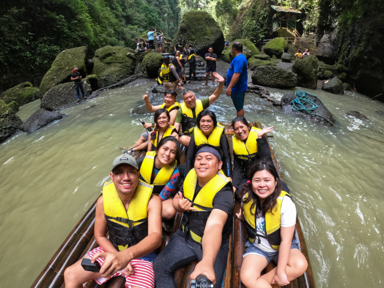 Group photo in Cavinti Falls