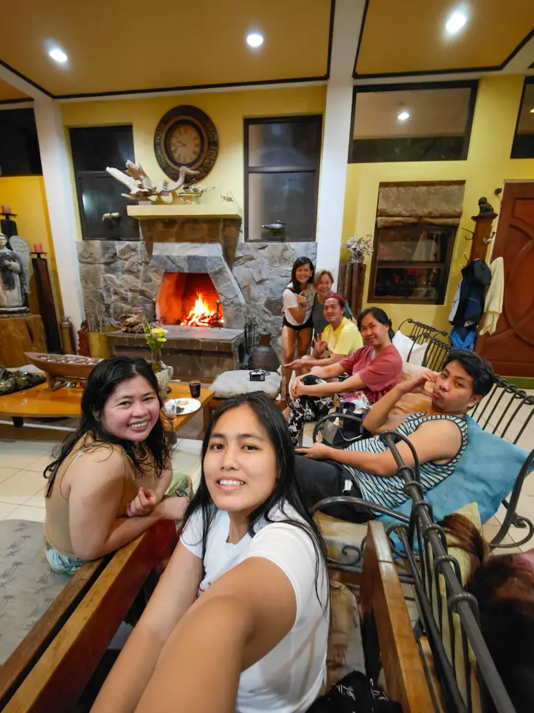 Group photo in Caliraya Lake Front Resort