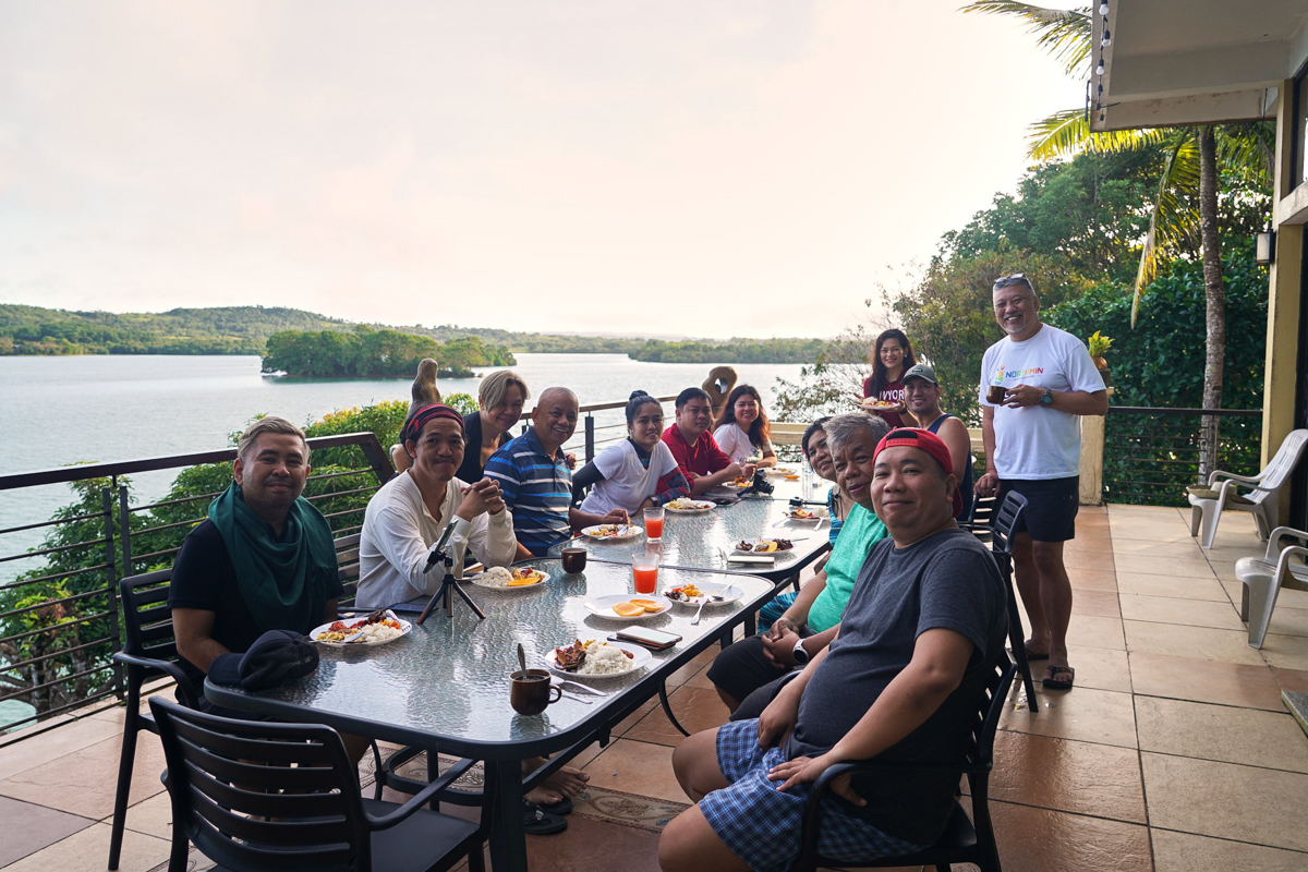 Group photo in Caliraya Lake Front Resort
