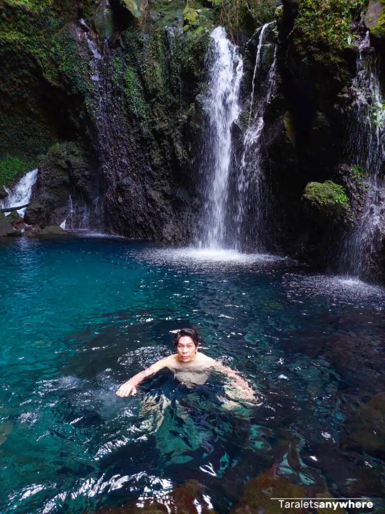 Hali swimming in Kilangin Falls or Bukal Falls