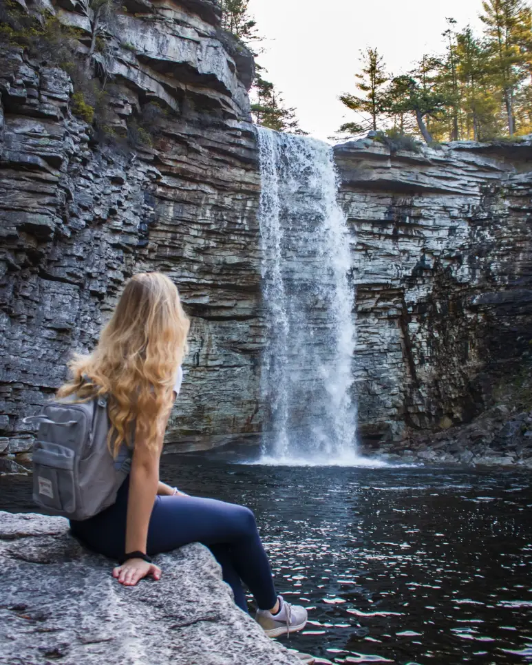 Awosting Falls - NY waterfall