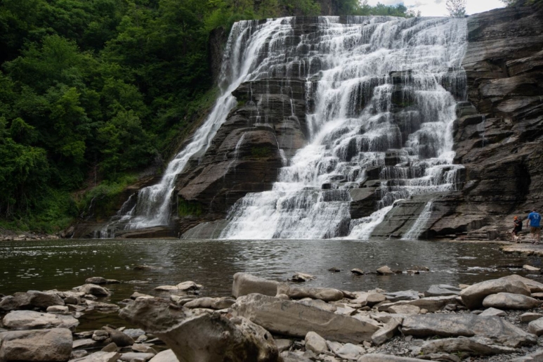 Ithaca Falls in New York