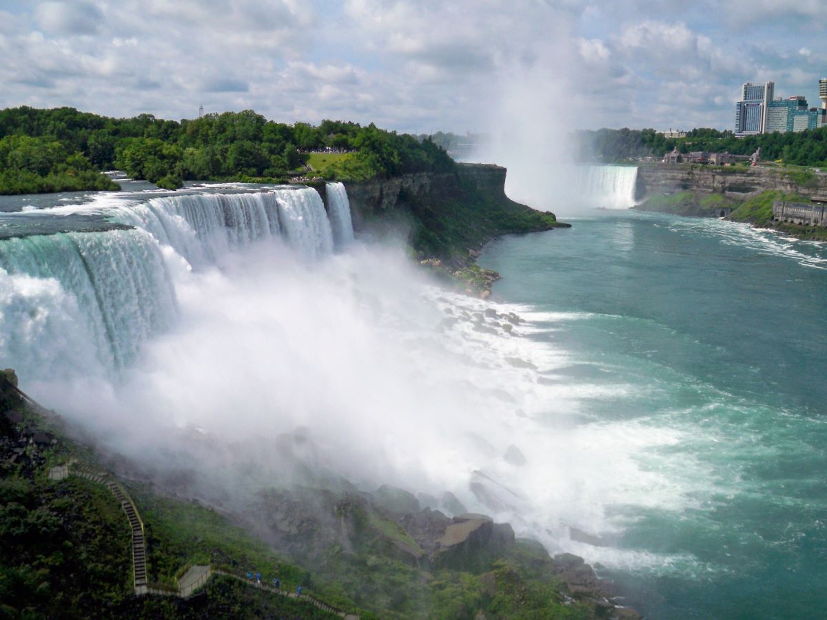 Niagara Falls waterfalls in New York