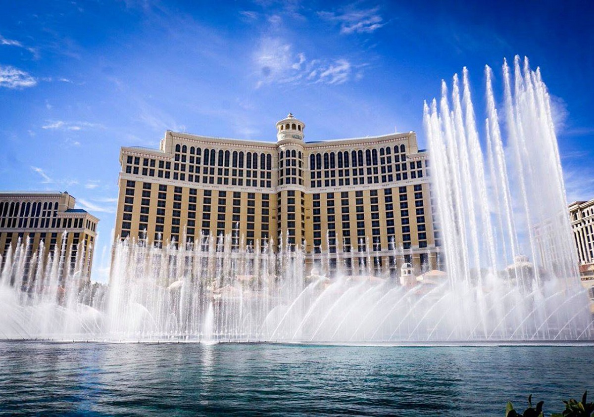 Berllagio fountains in Las Vegas