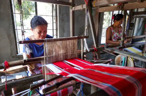 Cristy's weaving center - one of the best Vigan tourist spots