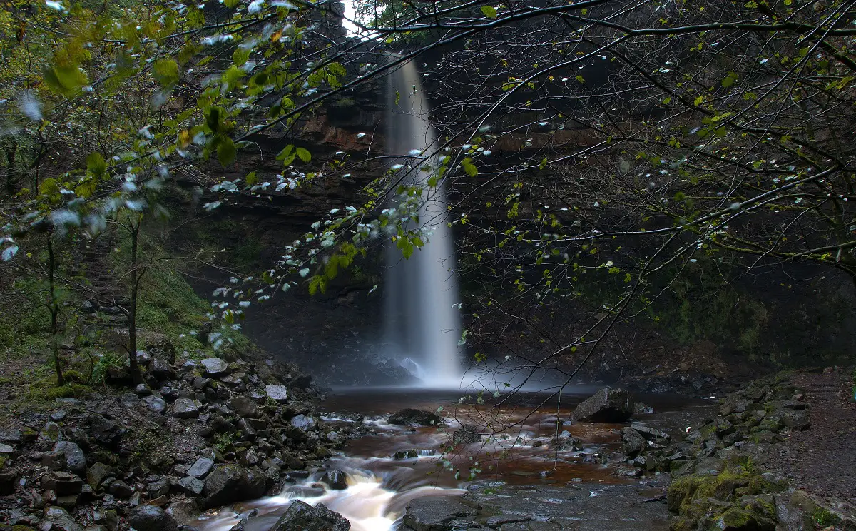 Hardraw Force Waterfall in England