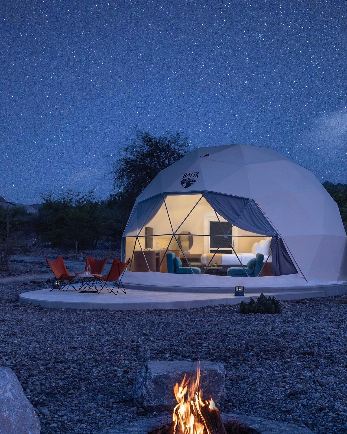 Hatta Dome Park - romantic staycation in Dubai
