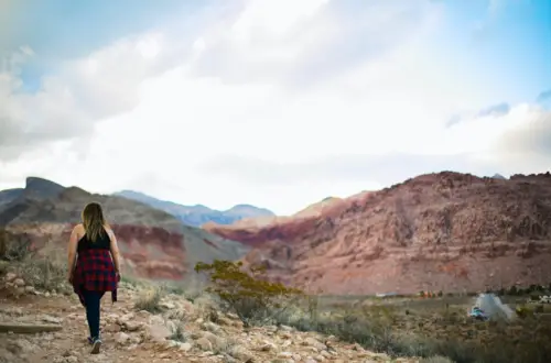 Hiking in Red Rock Canyon - one of the best outdoor activities in Las Vegas