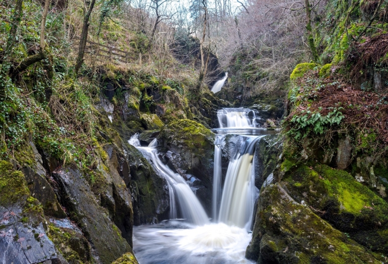 Ingleton Waterfalls in England