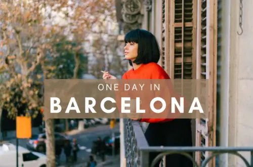 One day in Barcelona feature
