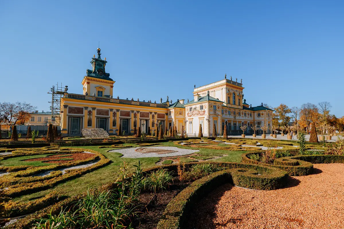 Wilanow Palace - one of easy day trips from Warsaw