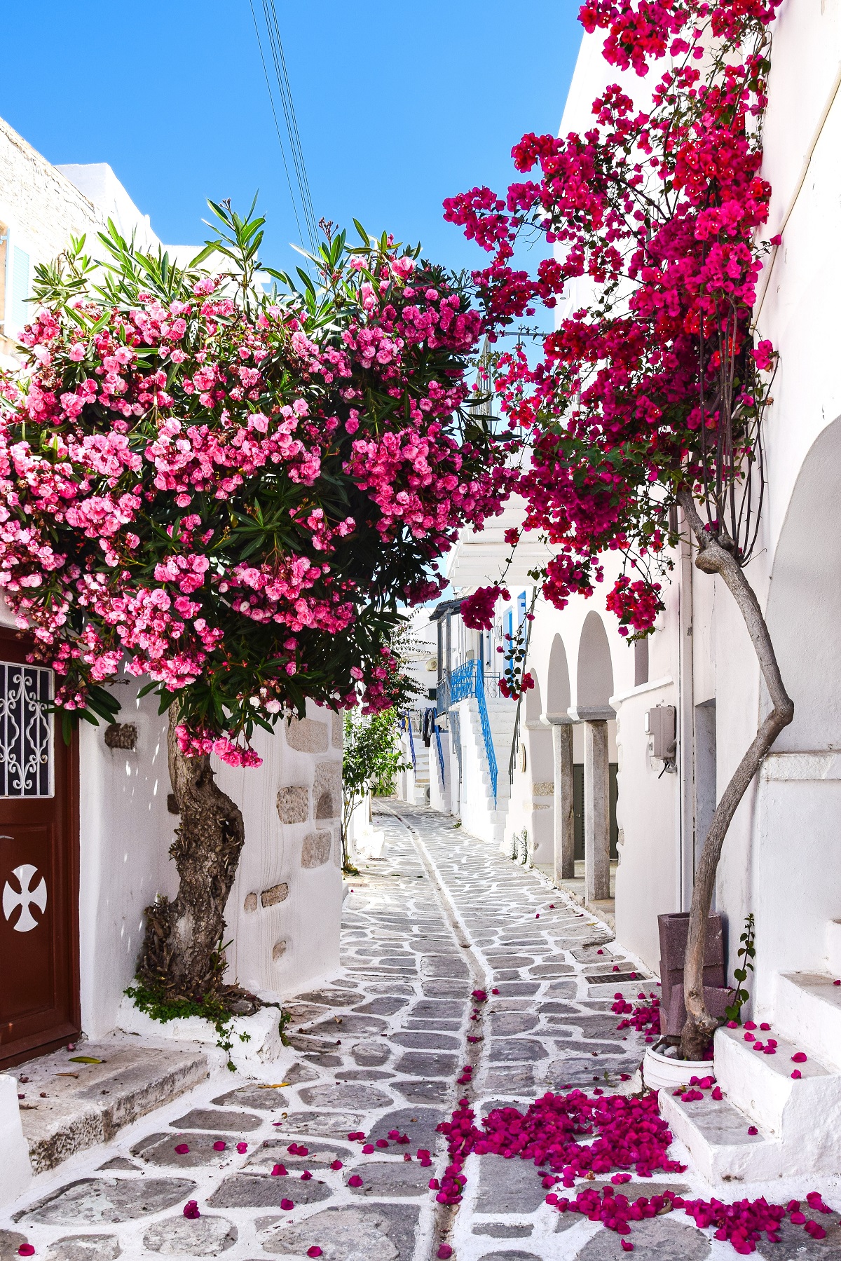 Street in Paros Island