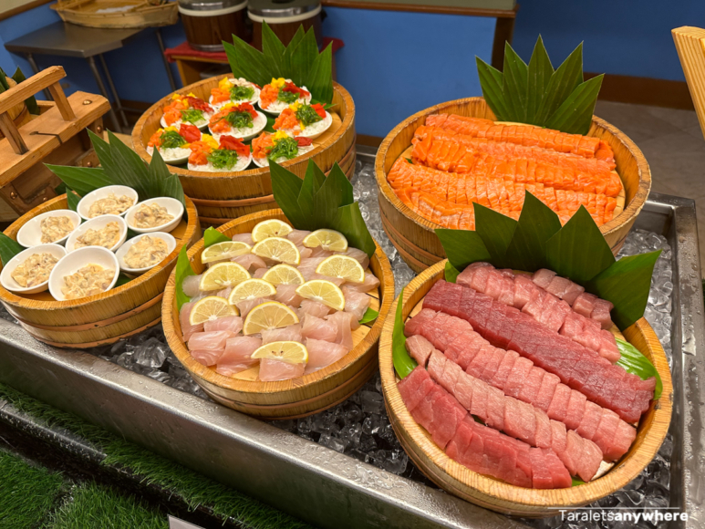 Century Tsukiji Japanese buffet - sashimi