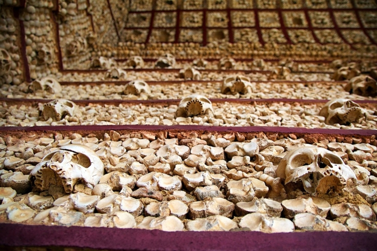 Chapel of Bones in Evora, Portugal