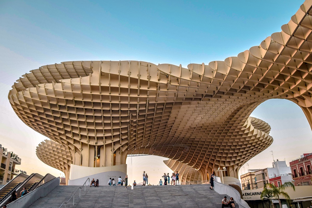 Metropol Parasol - a must-see in a 2 days in Seville itinerary
