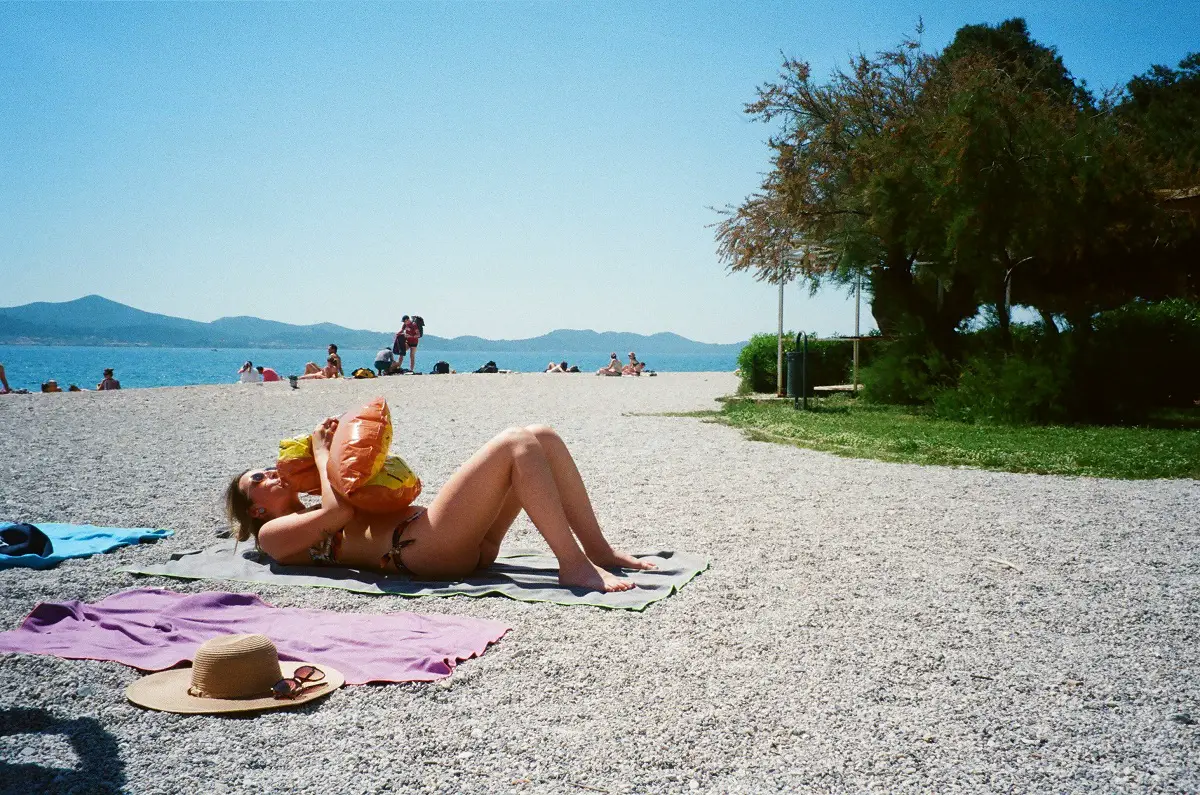Beach in Zadar, Croatia