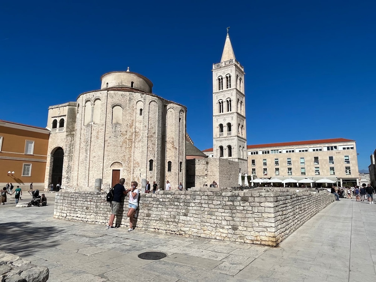Bell tower in Zadar Old Town