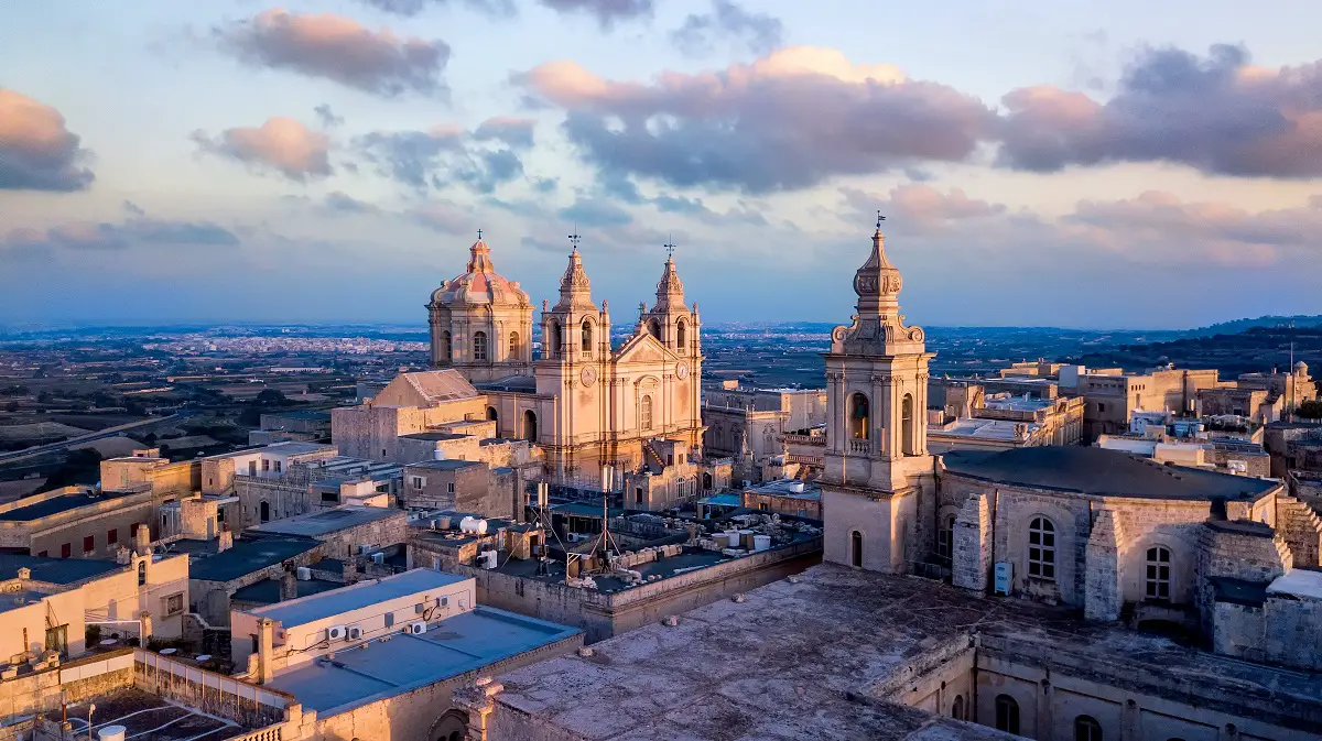St. Paul Cathedral in Mdina - a must-see in a 4 days Malta itinerary