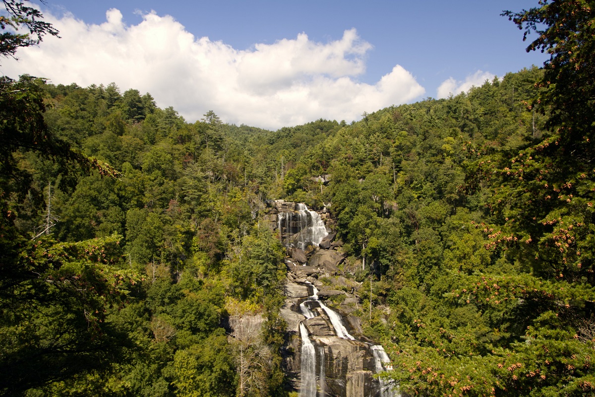 Upper Whitewater Falls in Nantahala National Forest