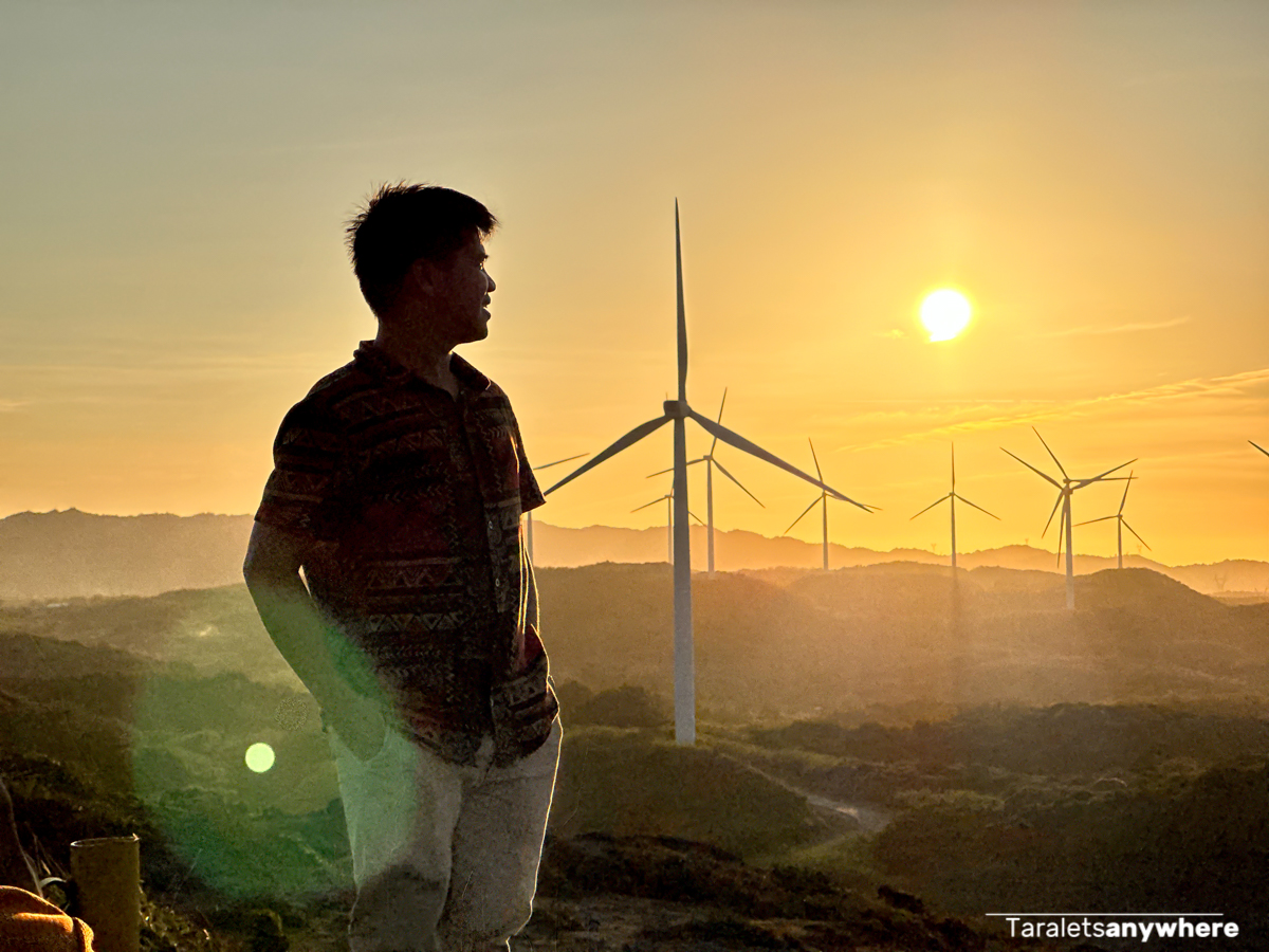 Burgos Wind Farm - sunset