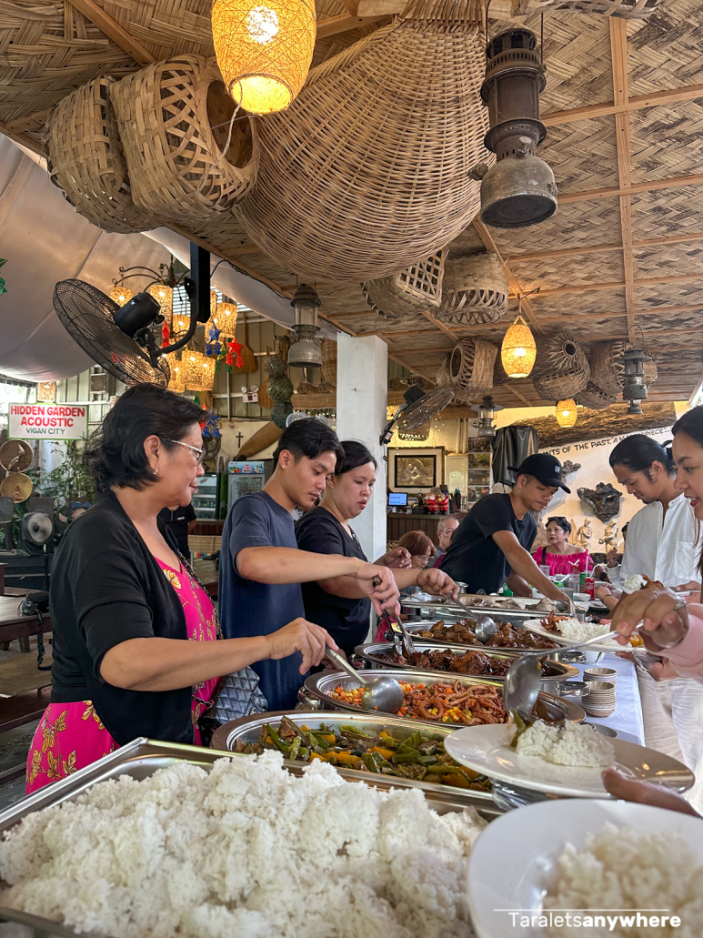 Hidden Garden restaurant in Ilocos Norte