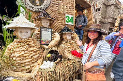 Kat in Bambanti Village for the Bambanti Festival