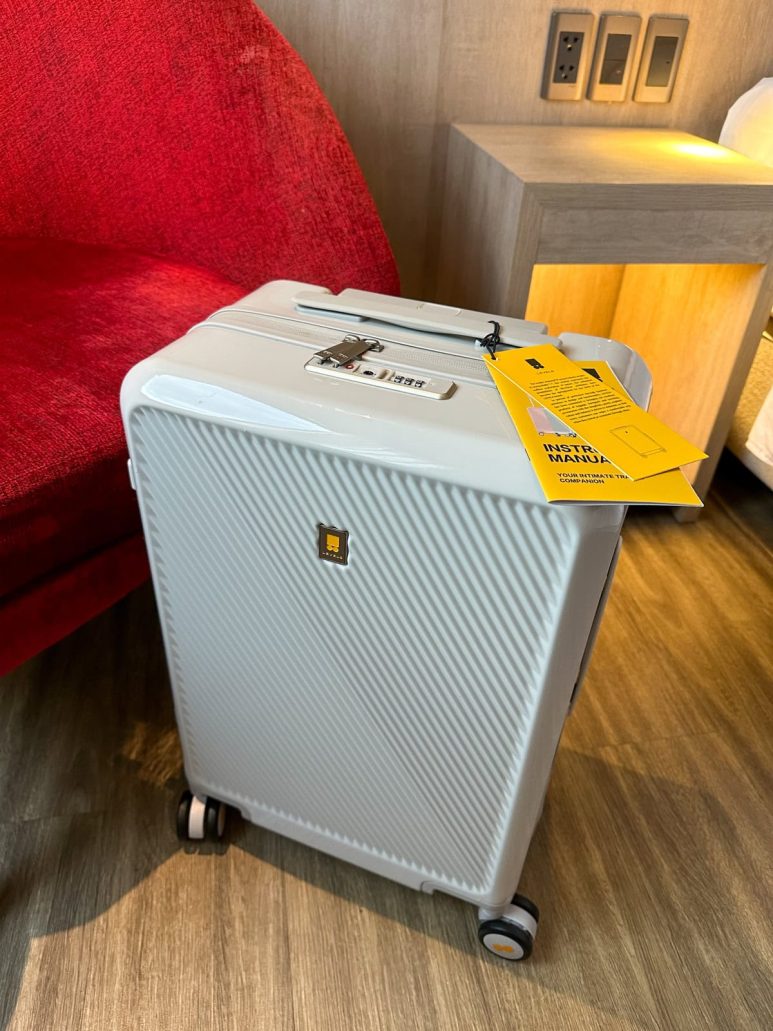 Level8 Level8 Luggage Review: Glitter Carry-On - Tara Lets Anywhere